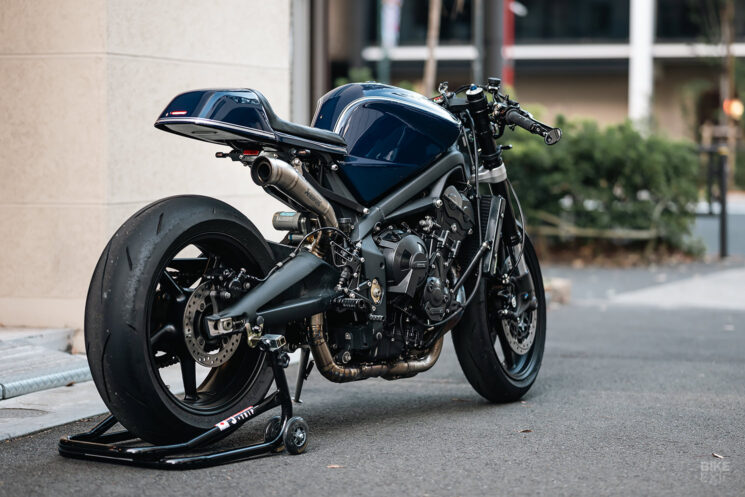 2010 Triumph Street Triple 675 café racer, Tokyo, Japan