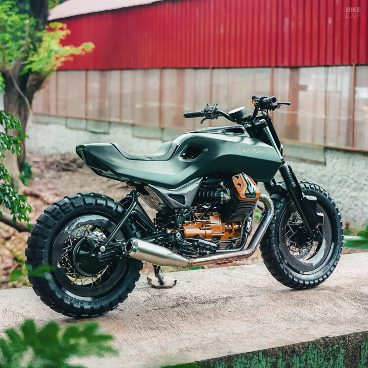 Custom Moto Guzzi V7 by Smoked Garage