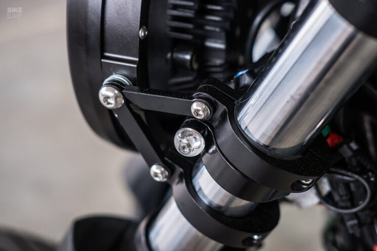 Purpose Built Moto LED motorcycle headlight and turn signals