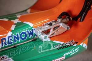 A custom Vespa PX 80 Mazda 787B tribute