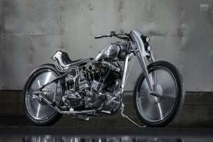 Mooneyes Best of Show Harley shovelhead by CW Zon