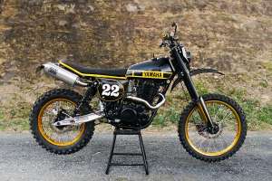Yamaha XT500 vintage enduro restomod by Purpose Built Moto
