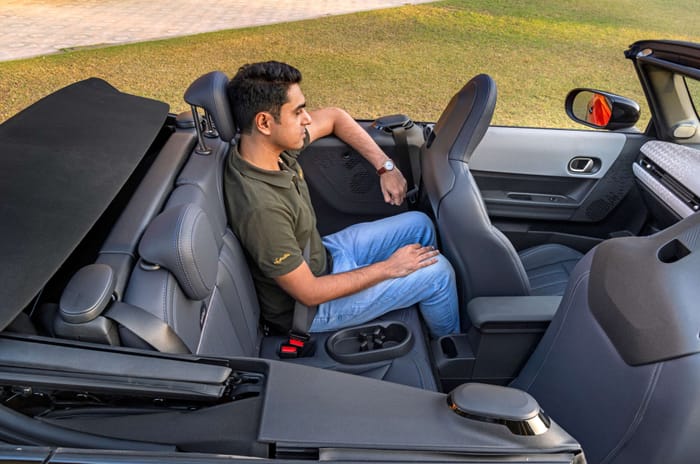 Mini Convertible rear seats