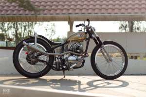 Kawasaki W175 chopper by Tole Motorworks