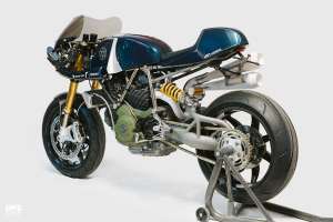 A Walt Siegl Ducati Monster with a discreet muscle car vibe