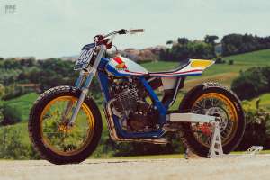 Honda Dominator flat tracker by Fuchs Workshop