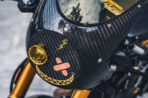 Royal Enfield Guerrilla 450 café racer by Buraq Motorcycles