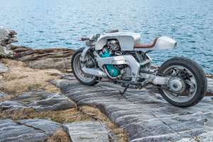 Sub Zero Cool: A custom Yamaha GTS 1000 built in a remote village in Norway's frozen north.